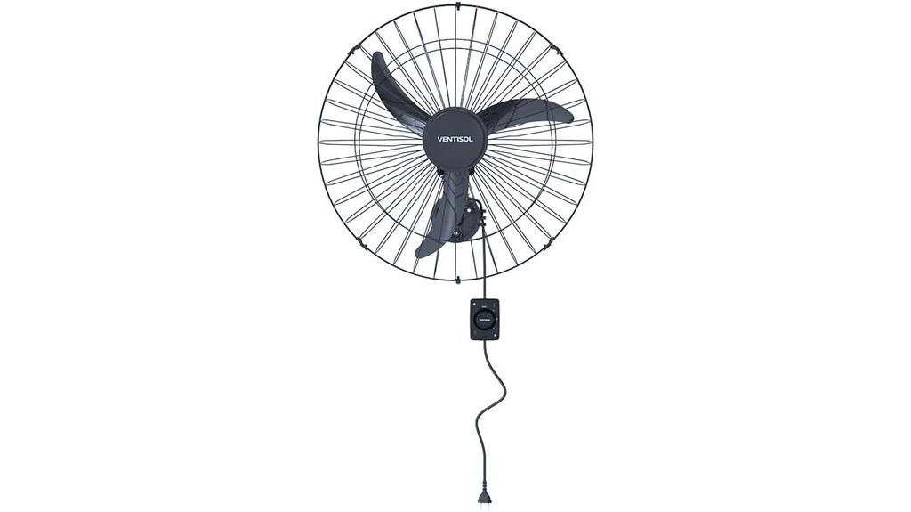 ventilador de parede oscilante premium