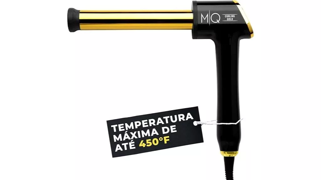 ferro de ondulação de titânio profissional