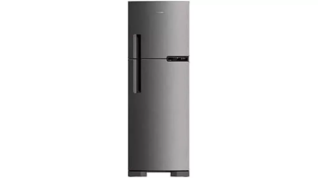 geladeira de inox sem gelo