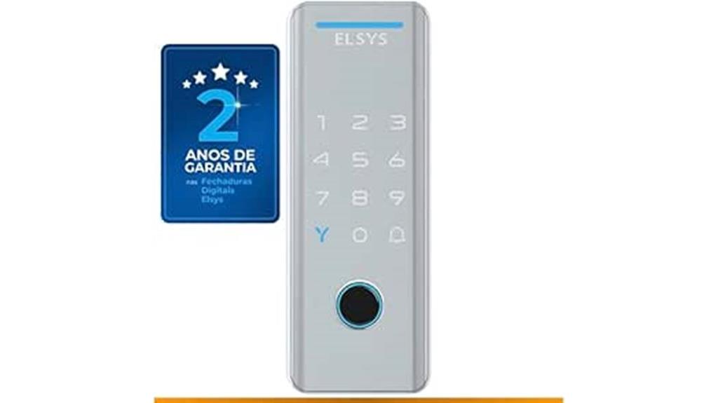 fechadura digital montada na superfície